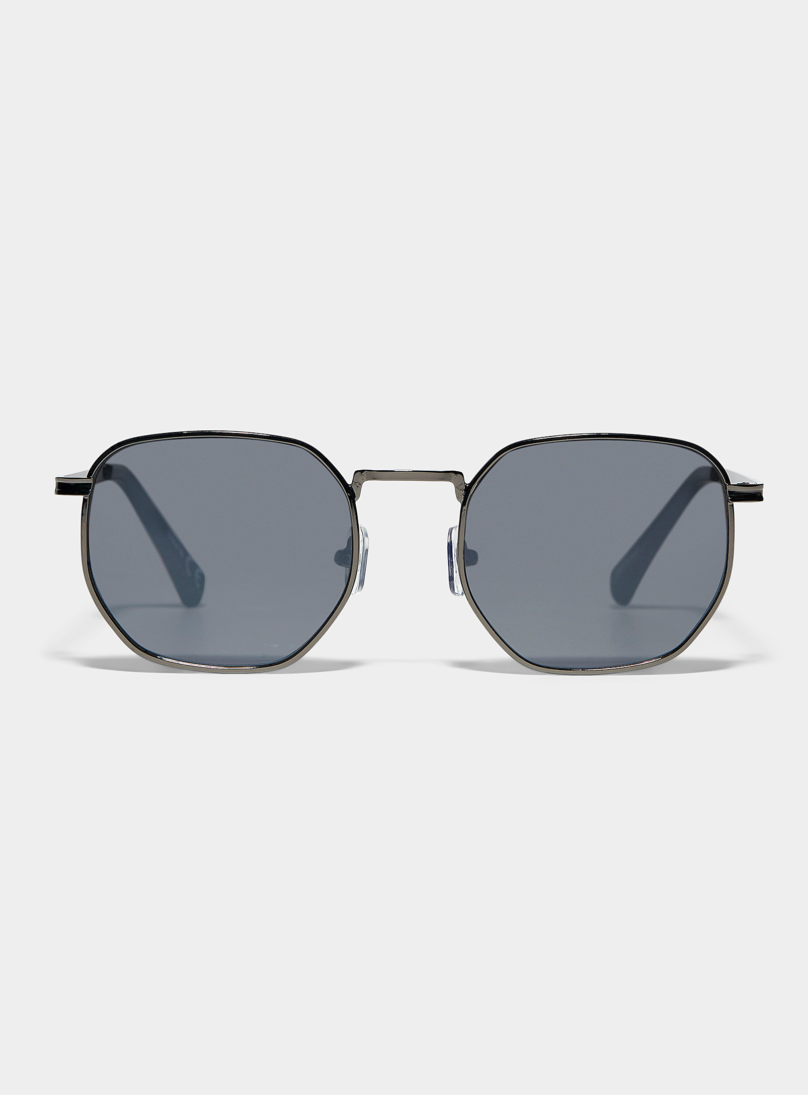 Le 31 Ivan Retro Sunglasses In Black