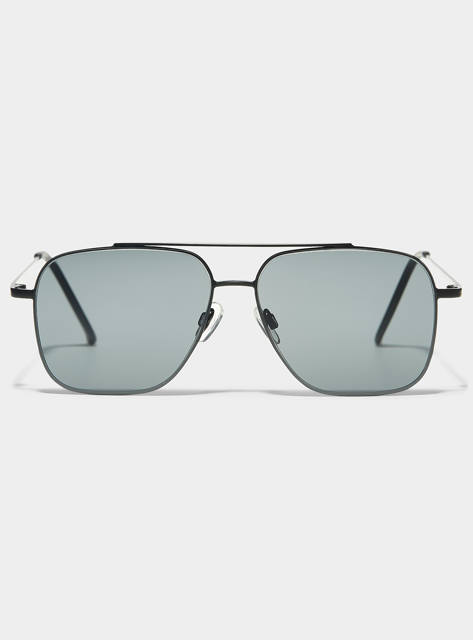Le 31 Ezra Aviator Sunglasses In Black