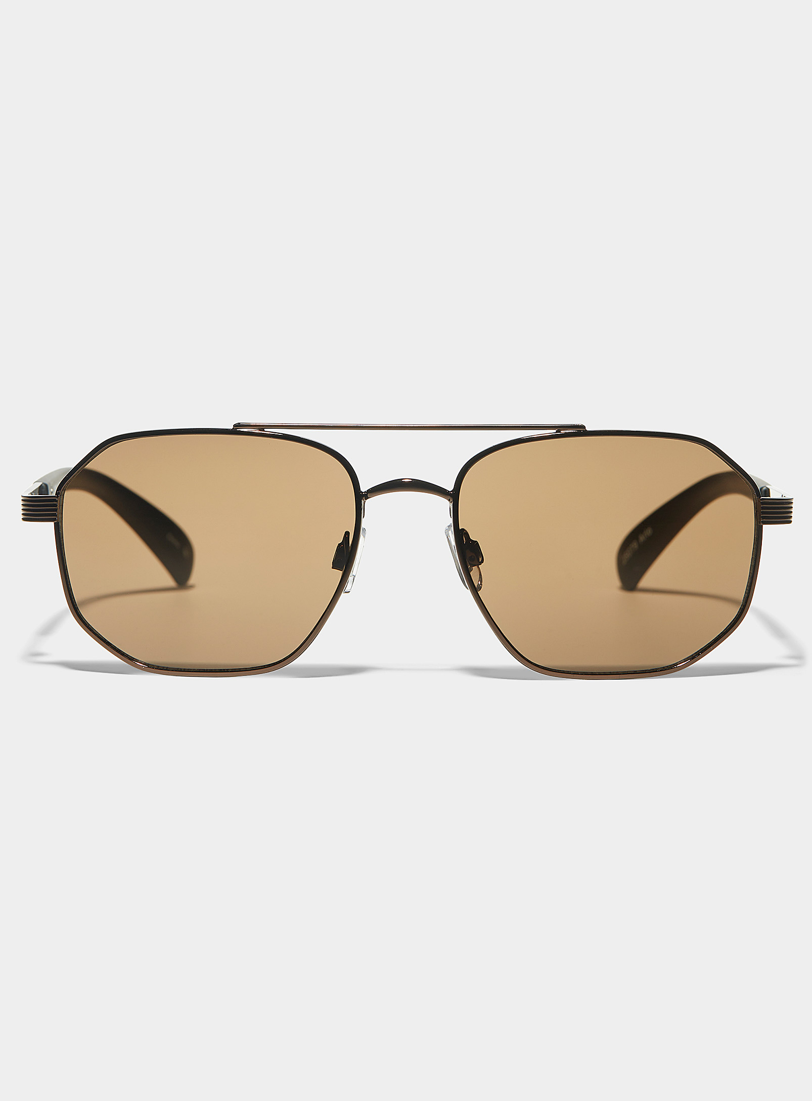 Le 31 Arlo Aviator Sunglasses In Brown