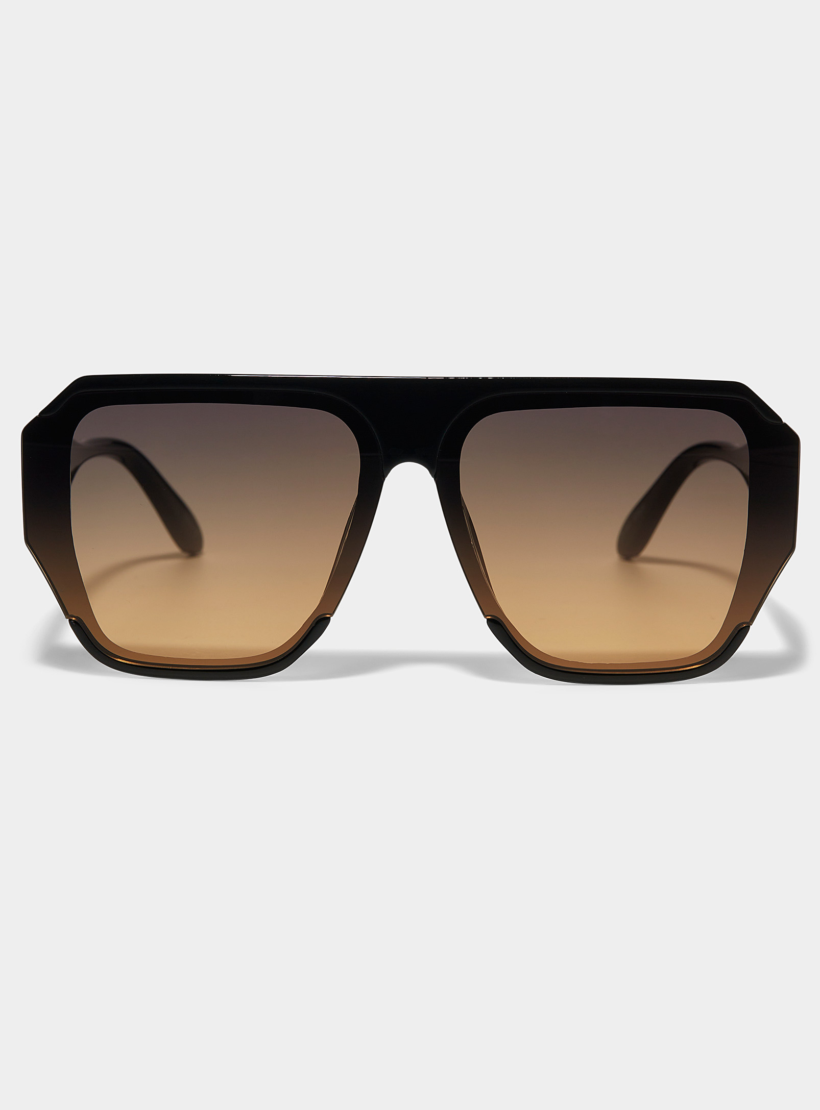 Le 31 Shaw Aviator Sunglasses In Black