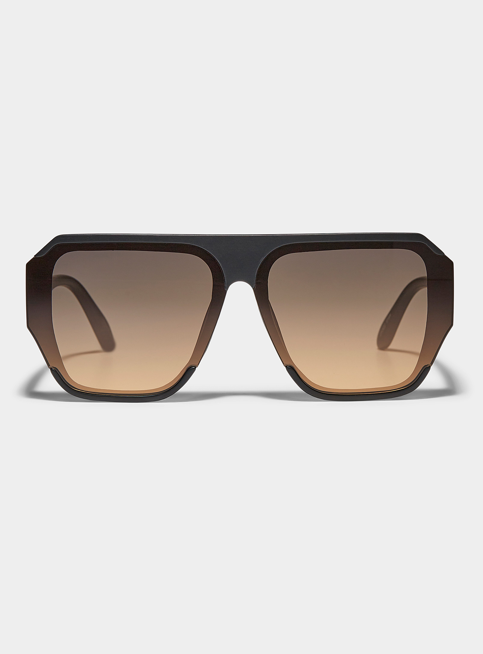 Le 31 Shaw Aviator Sunglasses In Brown