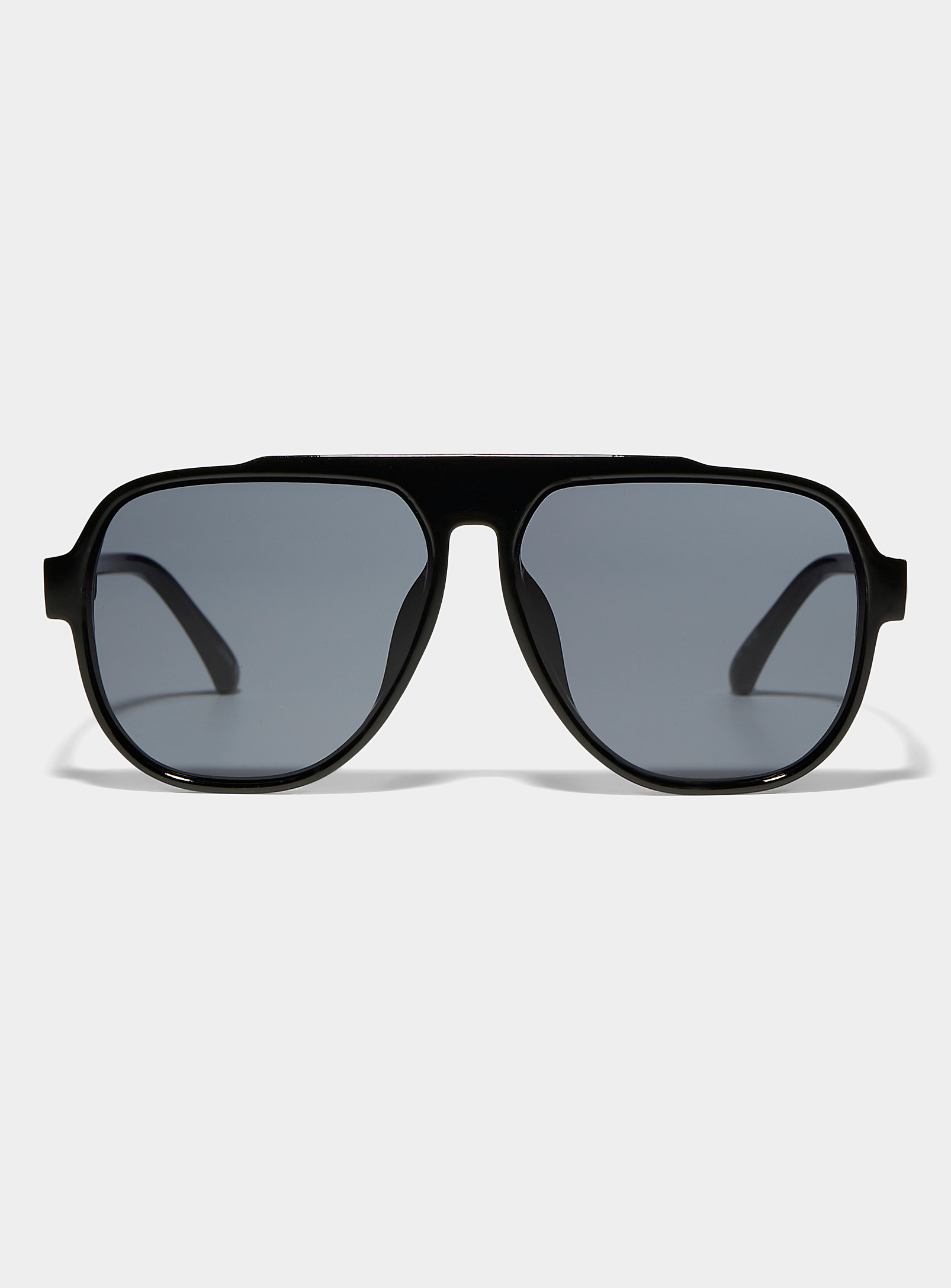 Le 31 Hardy Aviator Sunglasses In Black