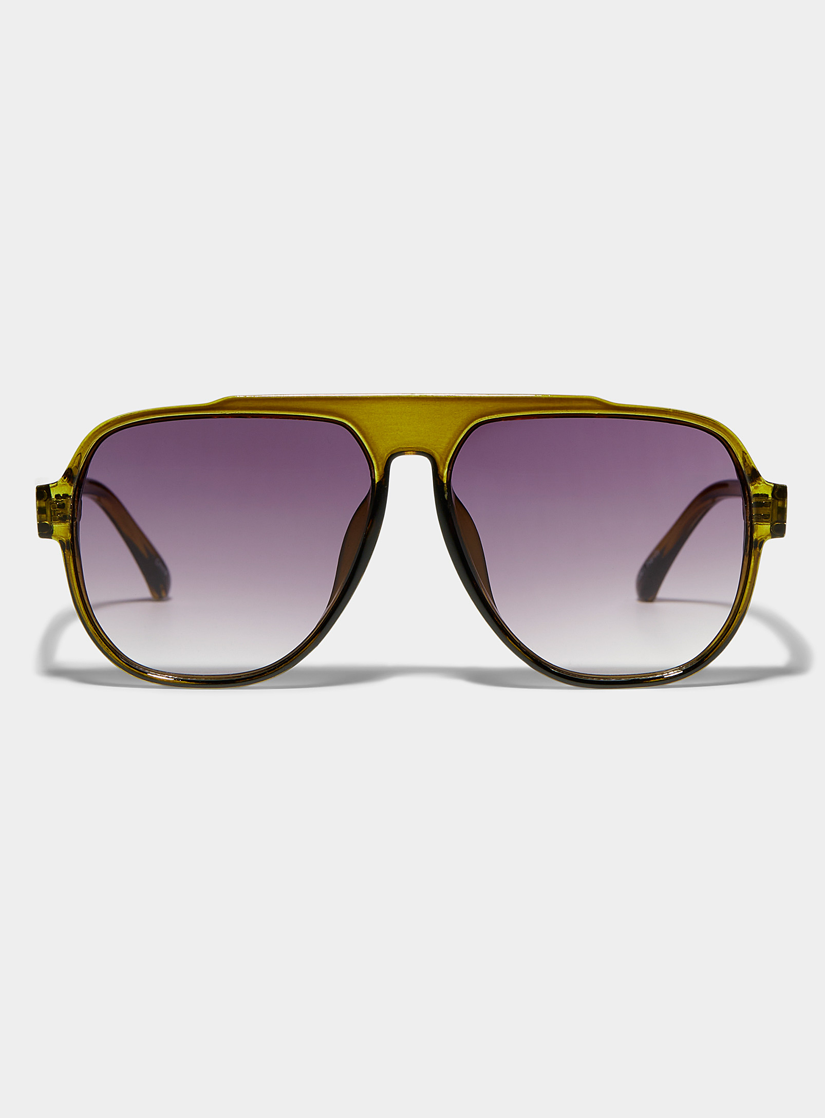 Le 31 Hardy Aviator Sunglasses In Purple