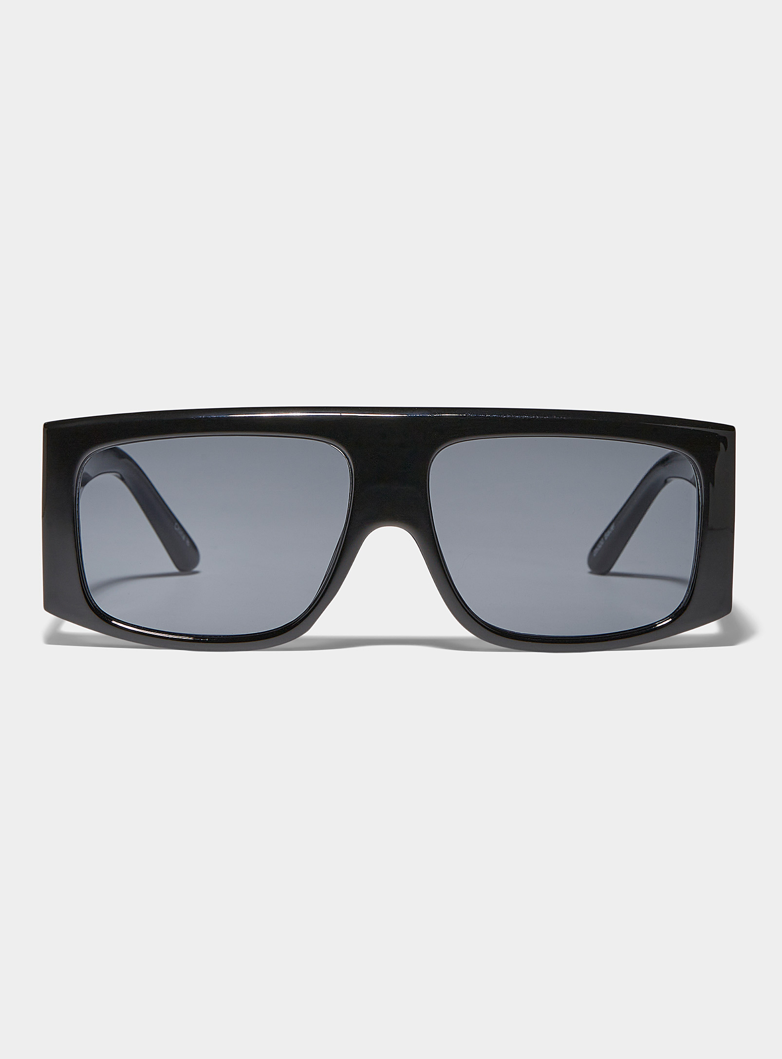 Le 31 Bauer Thick Square Sunglasses In Black