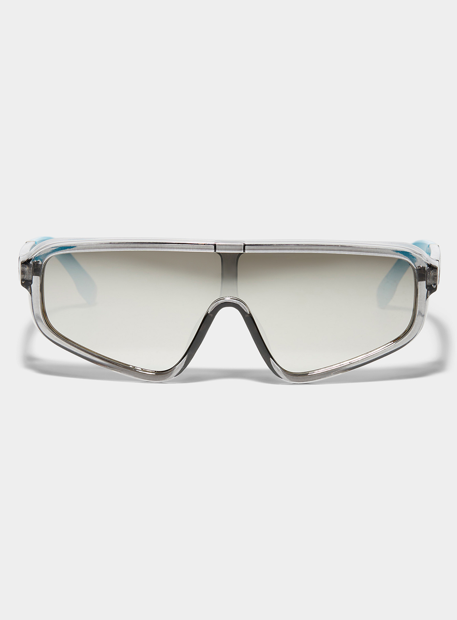 Le 31 Devo Shield Sunglasses In Gray