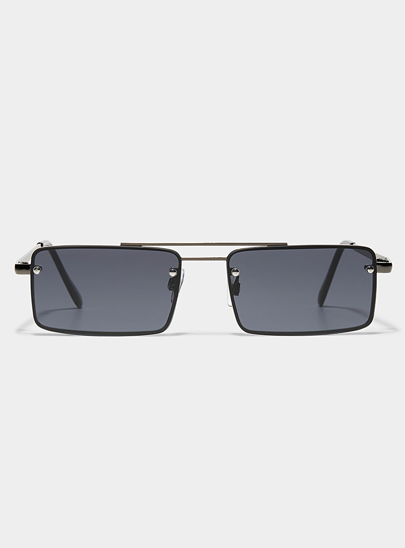 Slim Rectangular Sunglasses