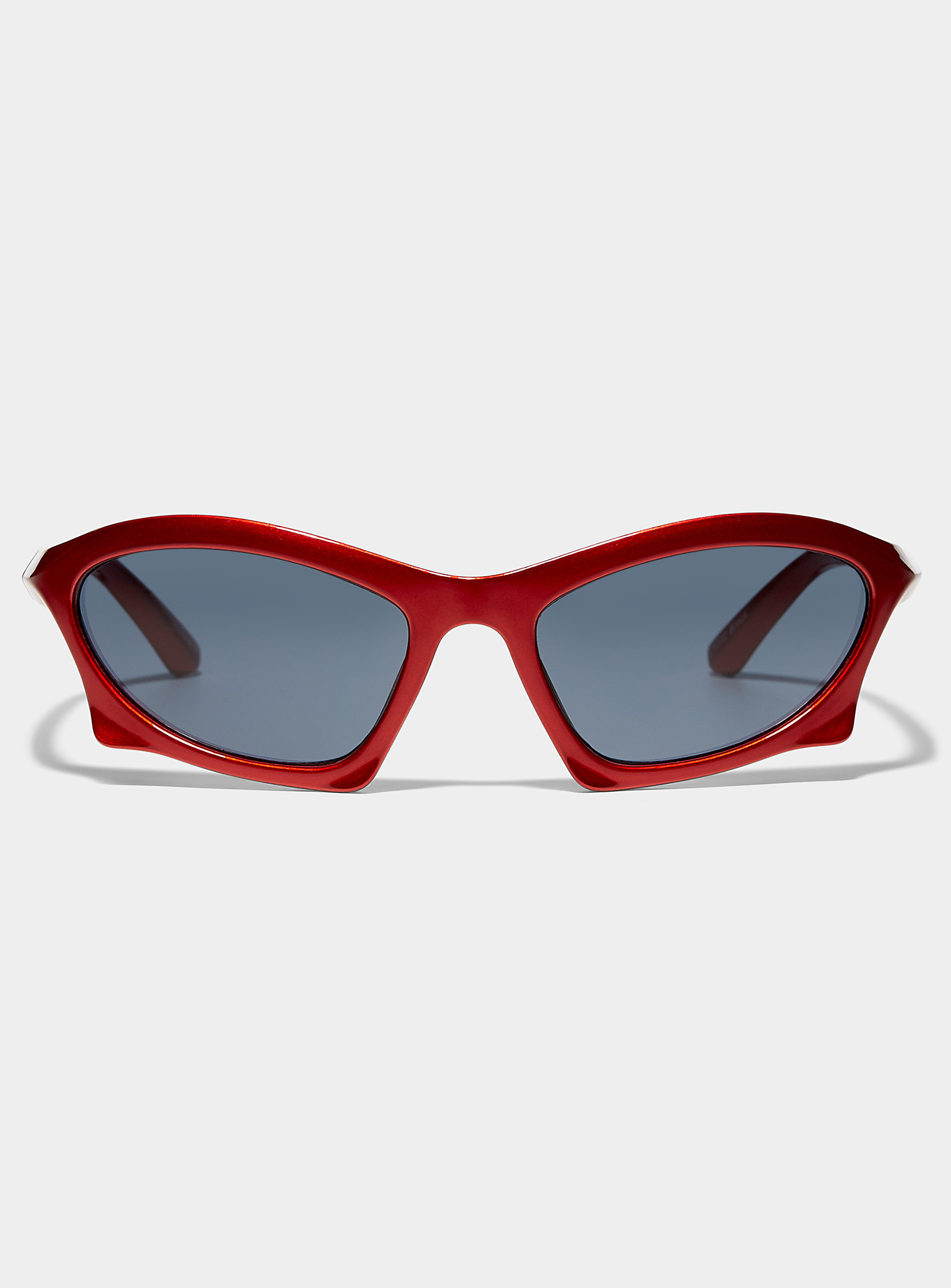 Le 31 Brock Oval Sunglasses In Red