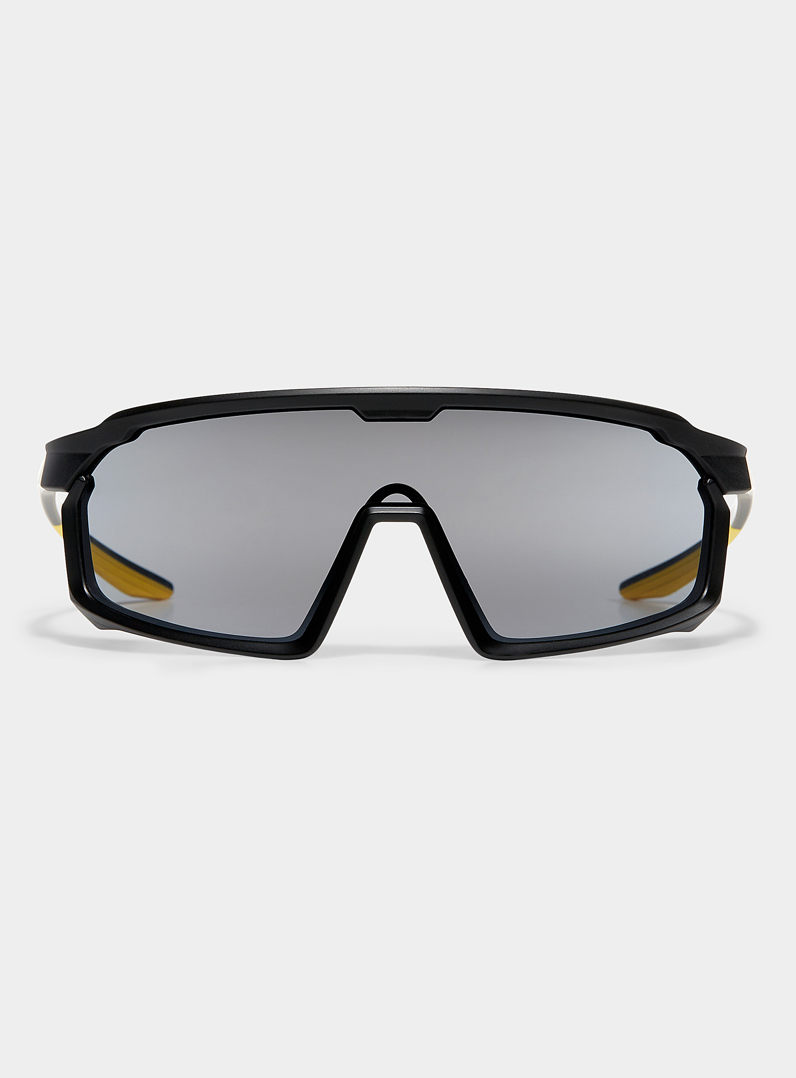 Le 31 Kato Shield Sunglasses In Black