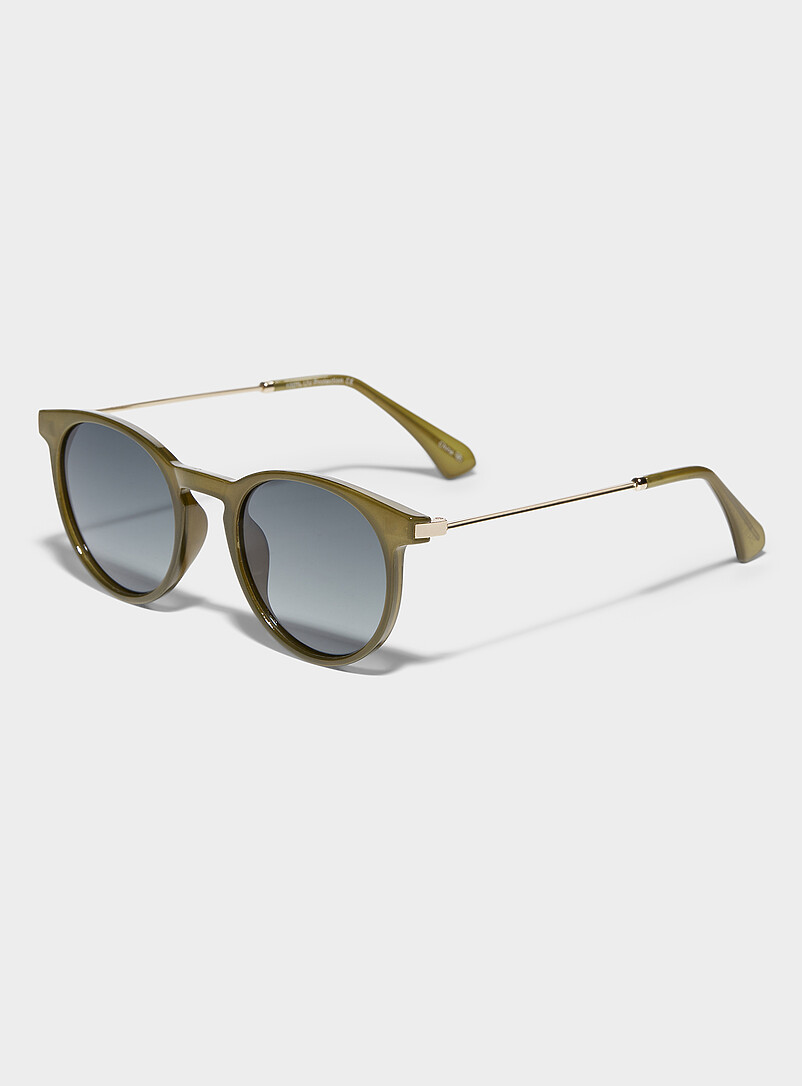 Declan metallic-accent round sunglasses product image 2