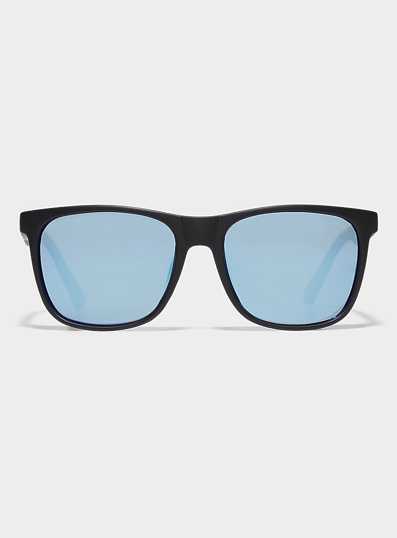 Trent wood-accent square sunglasses product image (primary)