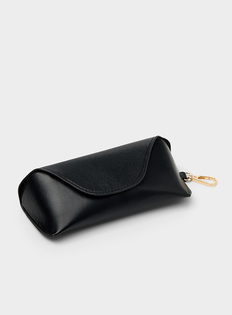 Faux-Leather Glasses Case
