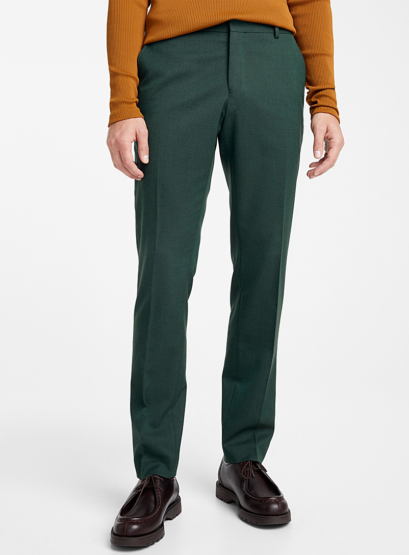 Bottle green pant | Selected | Shop Men's Slim Fit Pants | Simons