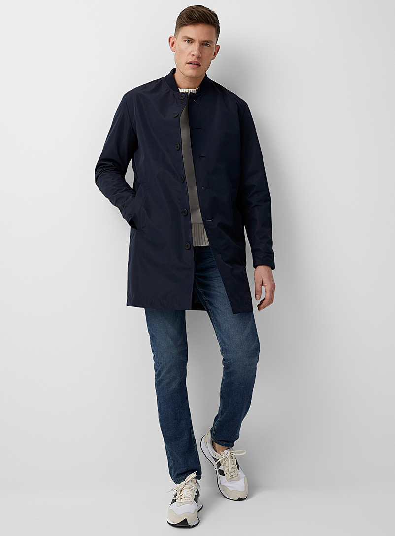 Selected: Le trench bomber Marine pour homme