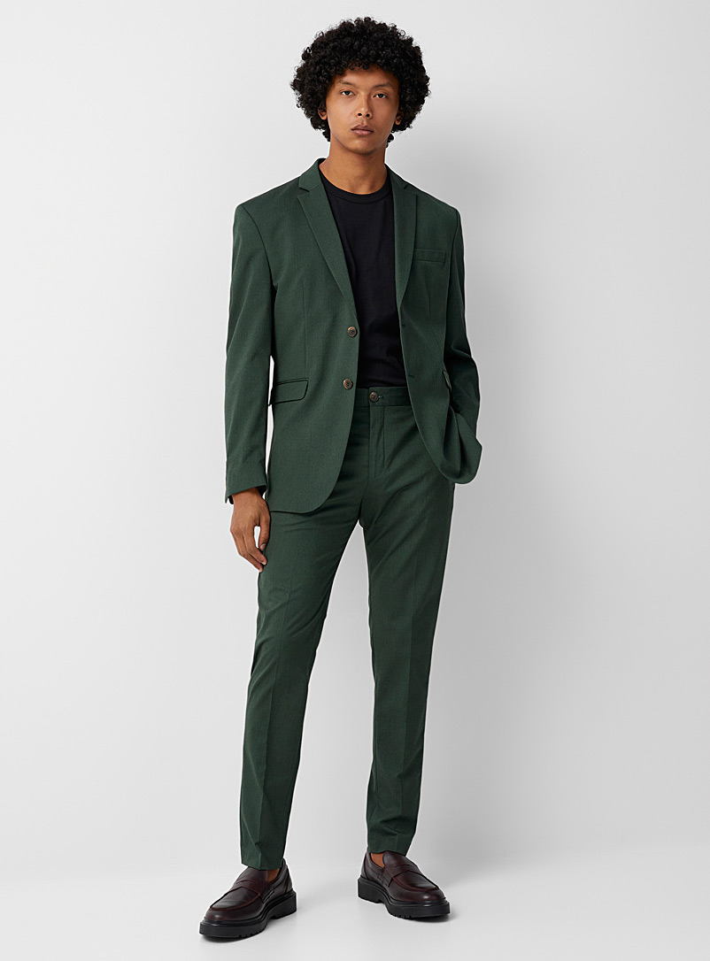 Selected Green Forest green jacket Slim fit for men