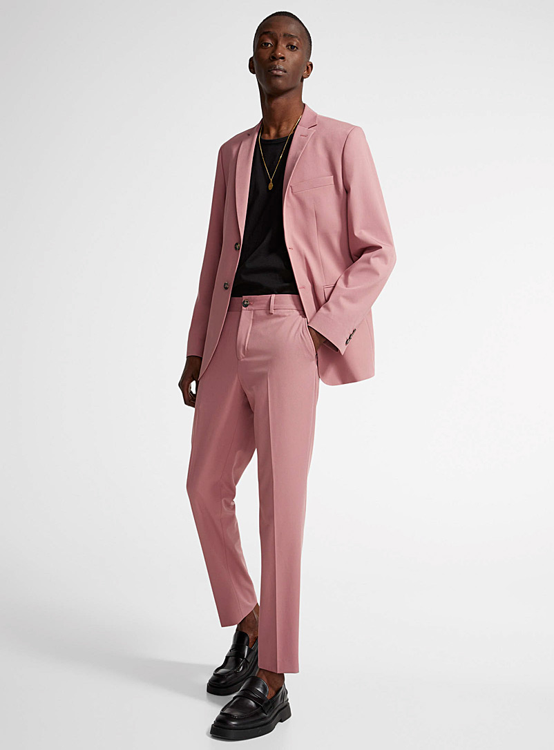 Dusty pink Liam pant Slim fit, Selected