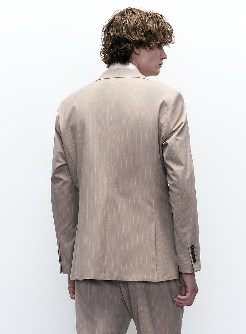 Selected Sand Sand double-breasted jacket <b>Slim fit</b> for men