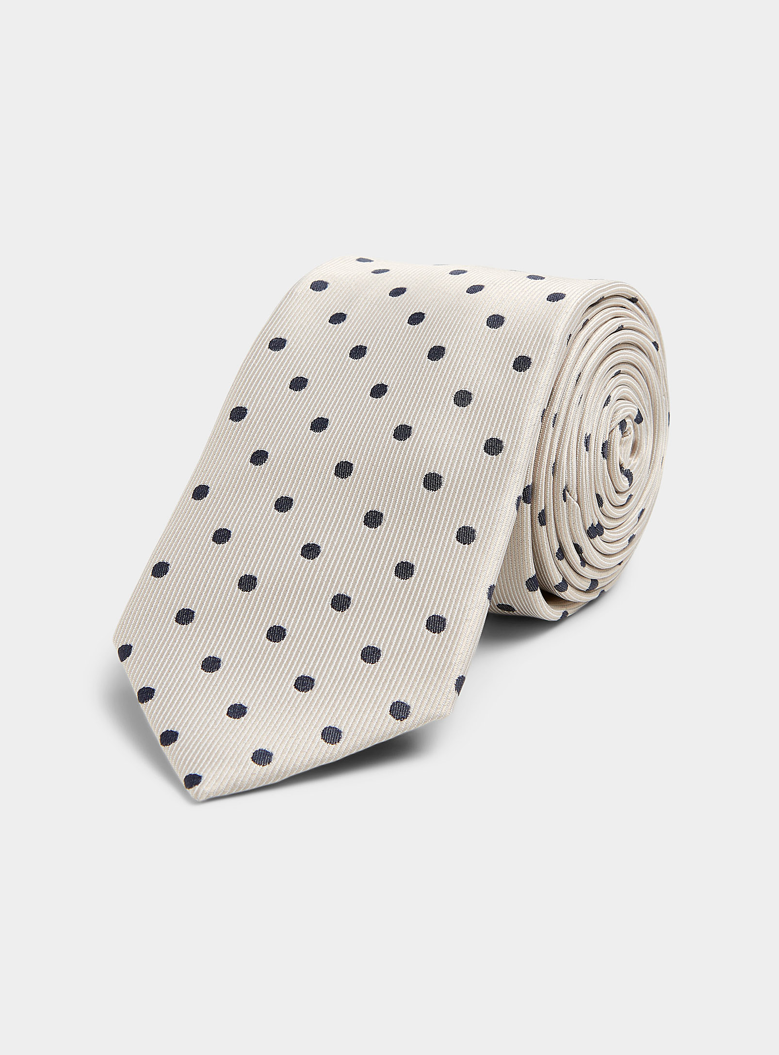 Selected - Men's Mini stripe and dot tie