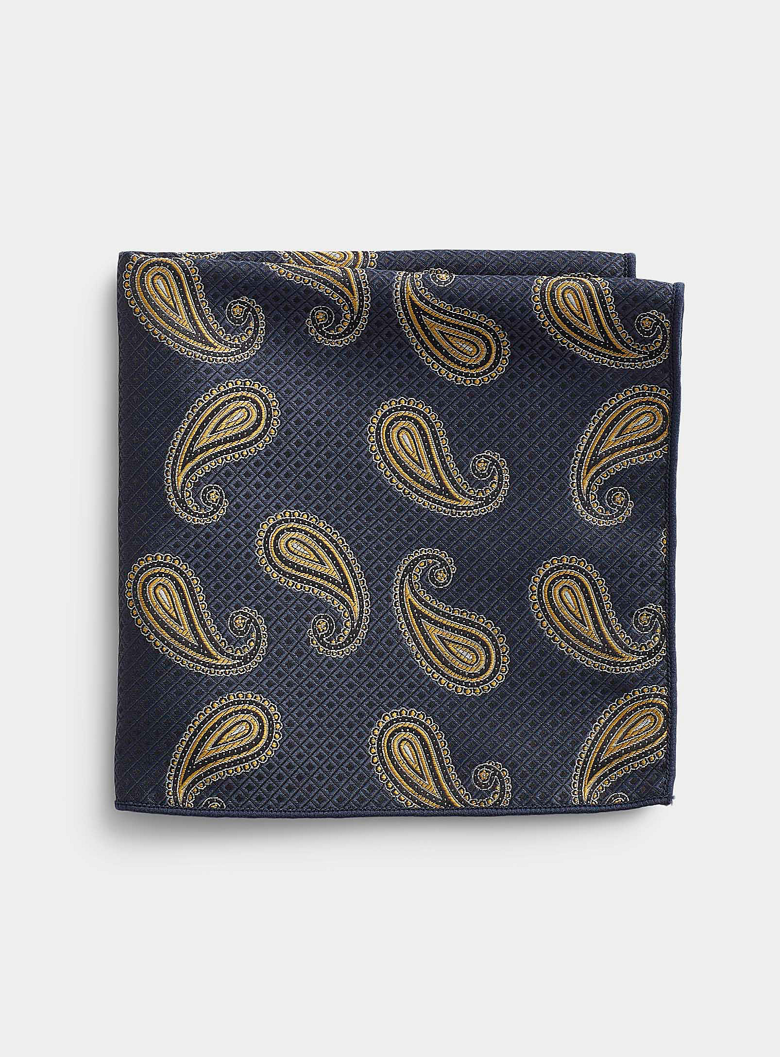 Selected - Men's Jacquard pattern pocket square