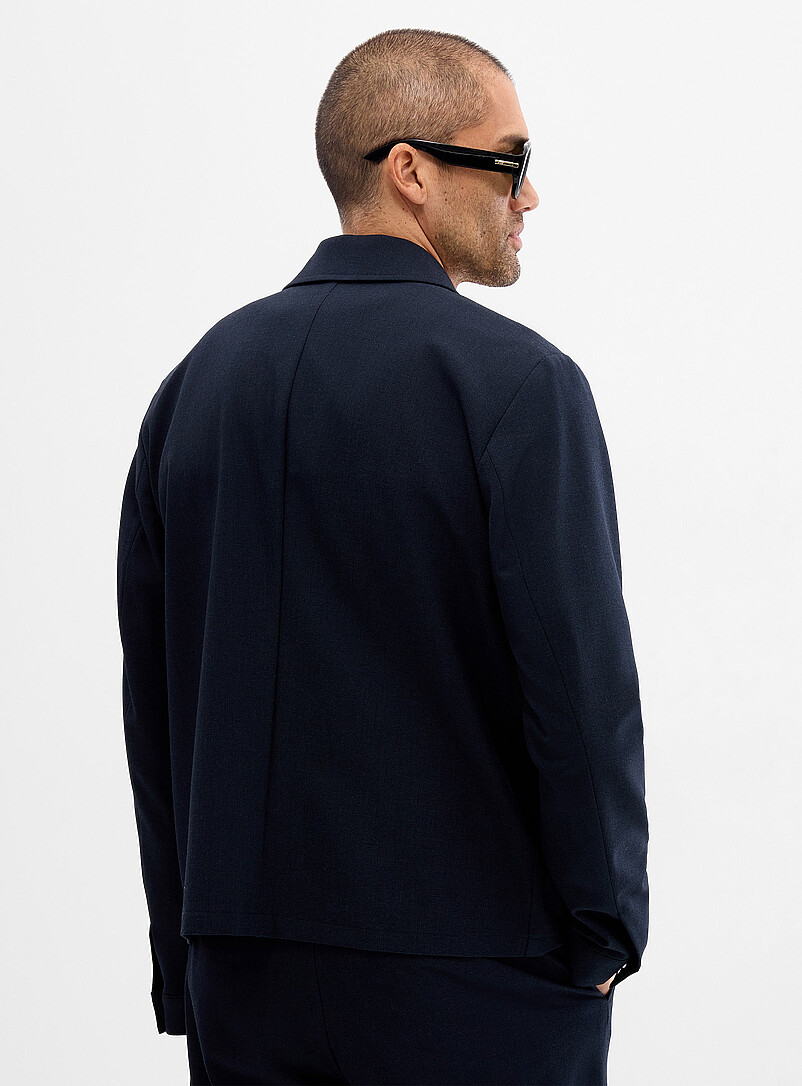 Minimalist soft twill shacket product image 2