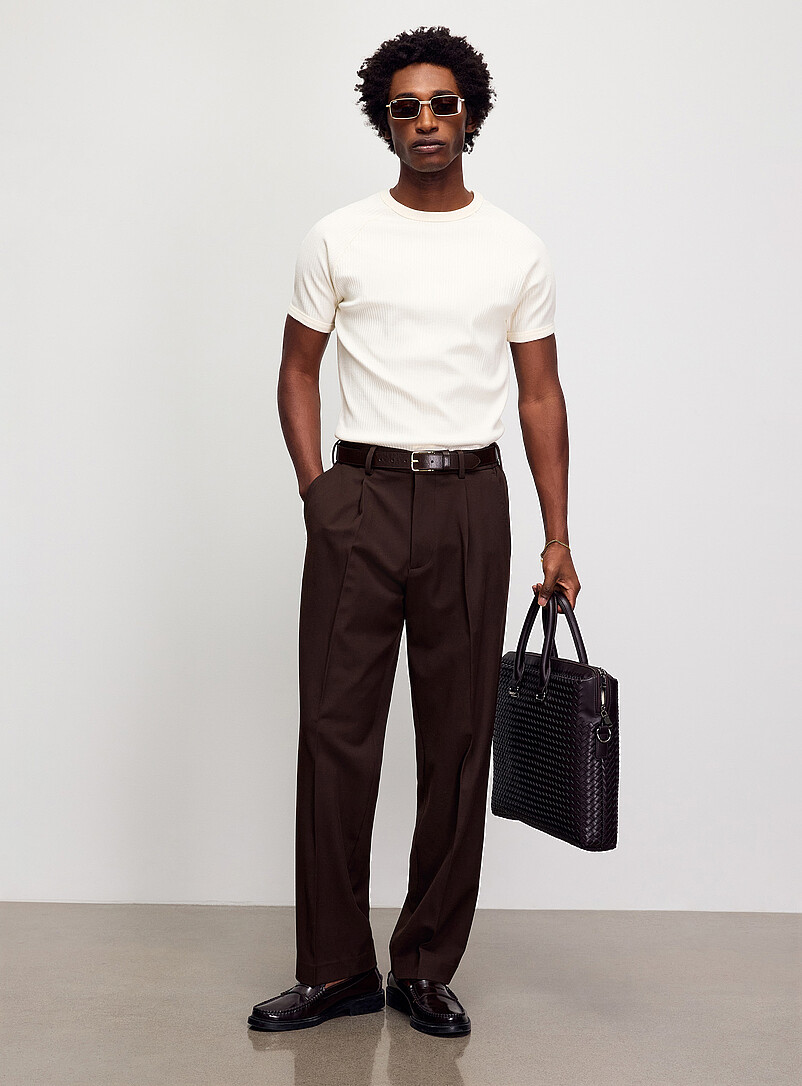 Brown Soft Pant Loose Fit