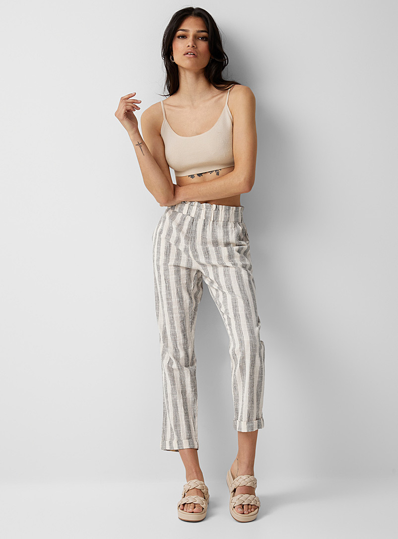 Rip Curl Assorted  Woven stripes textured pant for women
