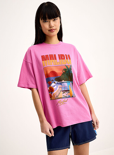 Retro sunset boxy-fit T-shirt