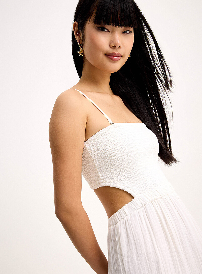 Back cutout tiered dress product image 2