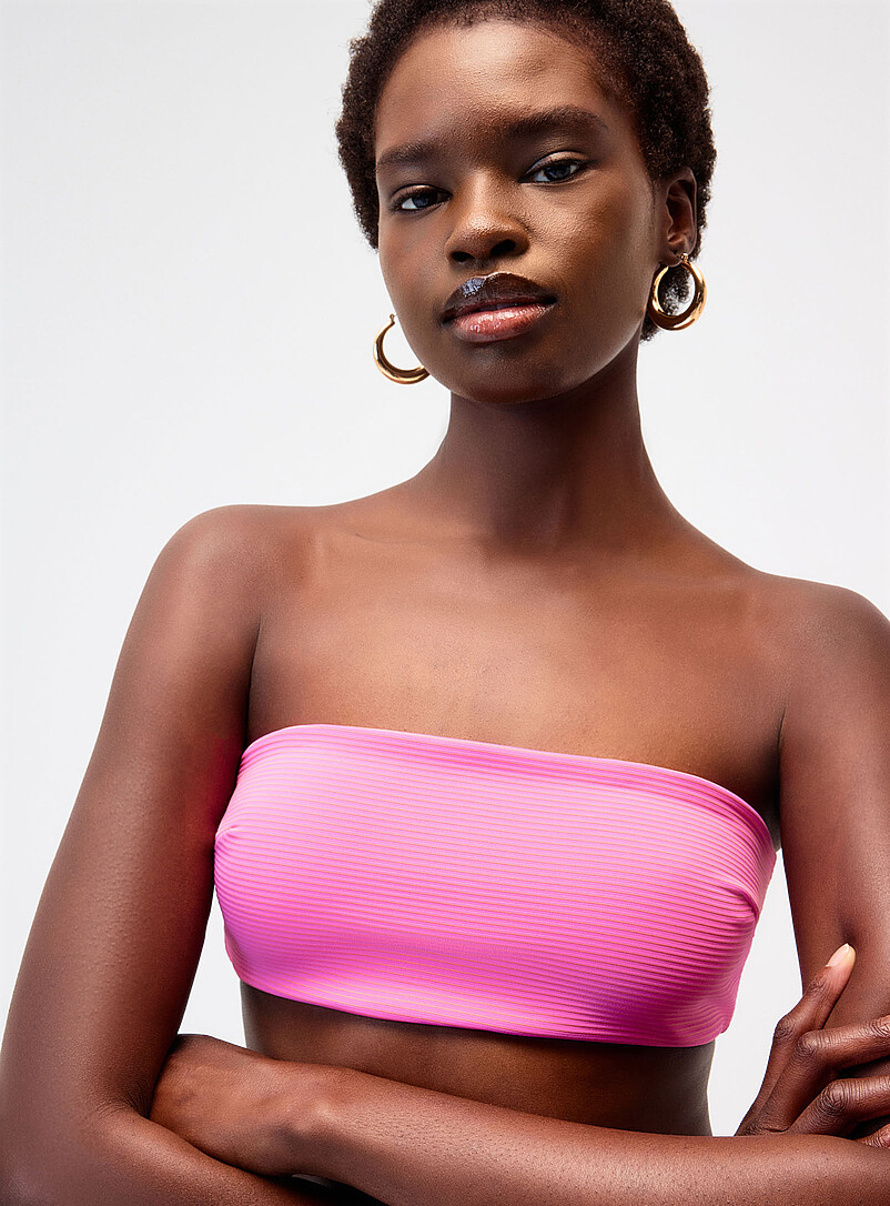 Retro flower bandeau top Reversible product image 2
