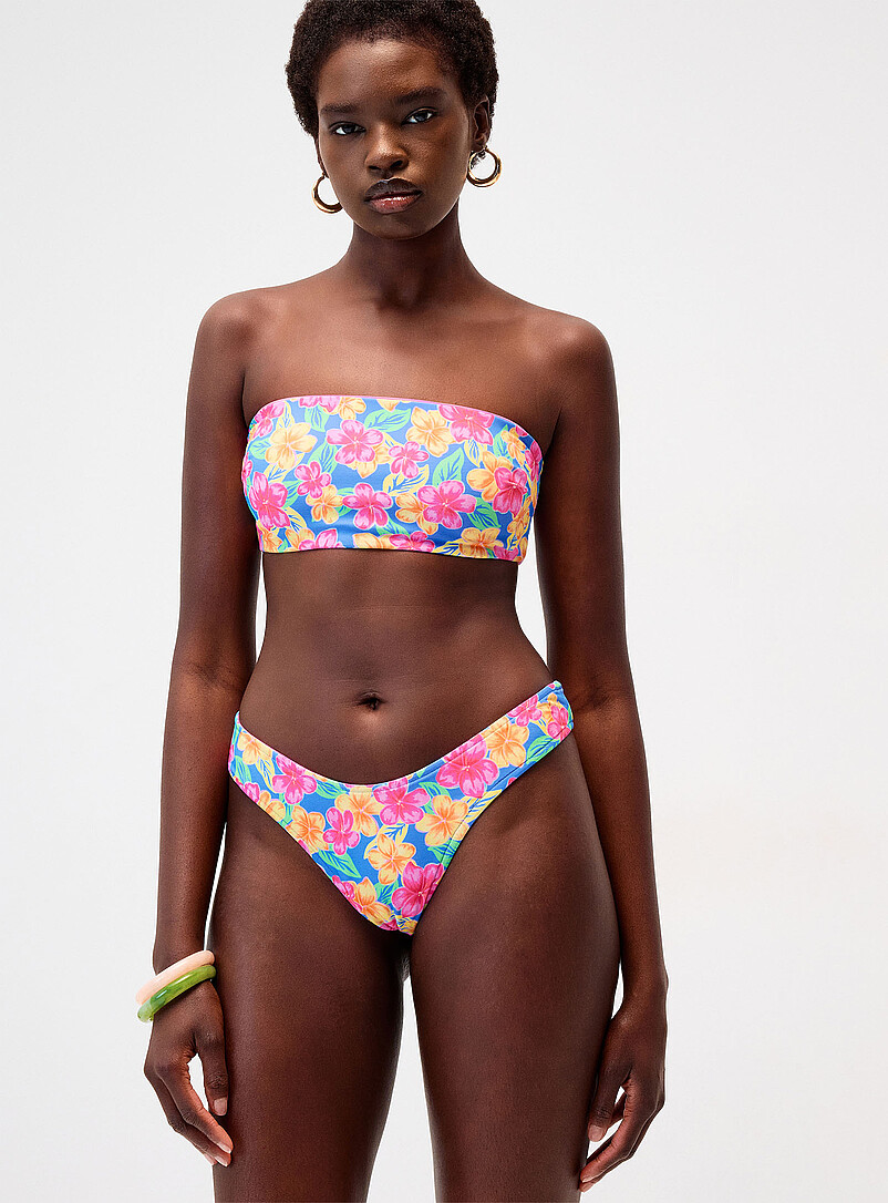Retro flower thong Reversible product image (primary)