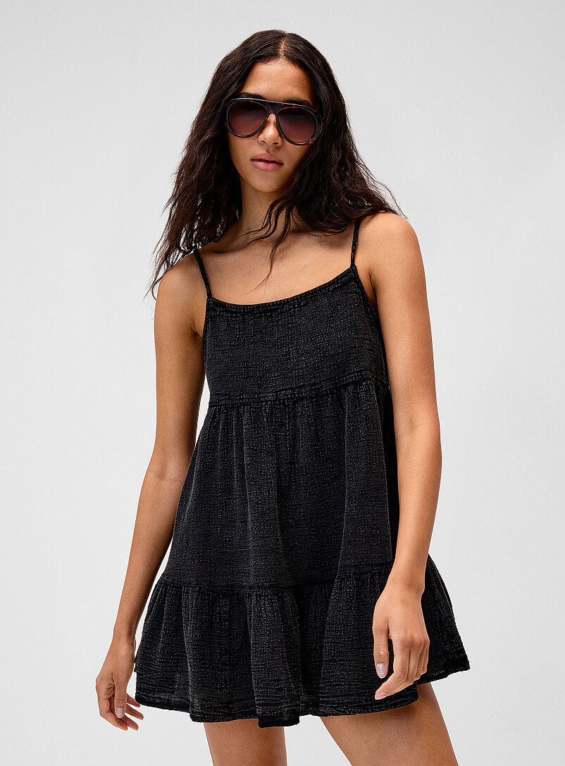 Faded Tiered Minidress
