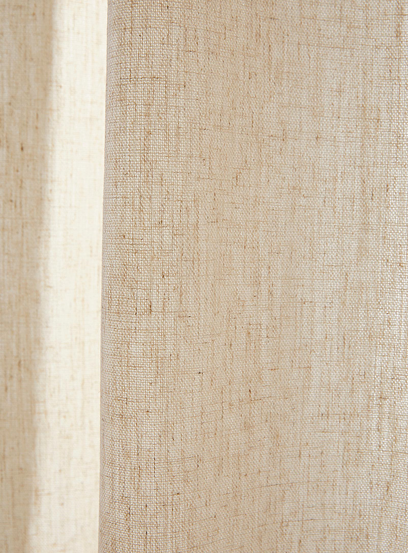 Simons Maison Ivory White Linen texture curtain 2 sizes available
