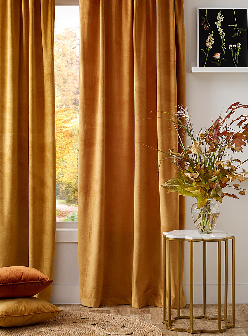 Simons Maison Teal Luxurious velvet curtain 132 x 218 cm