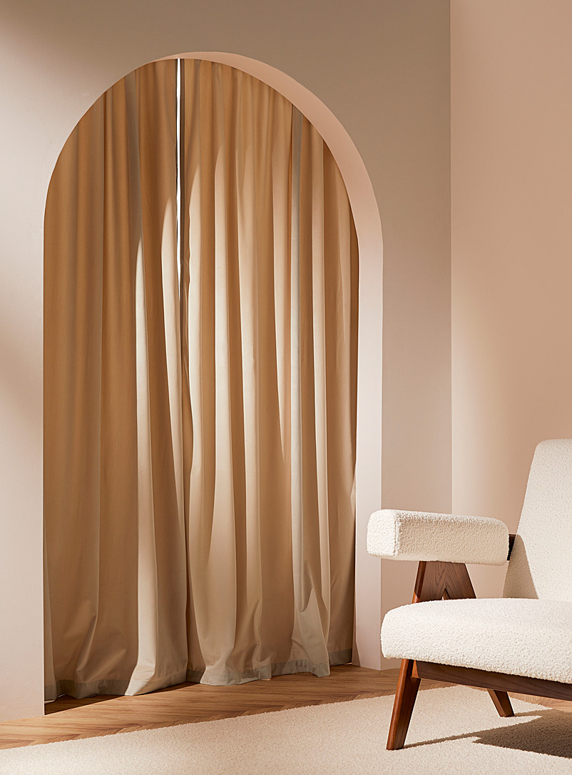 Simons Maison Cream Beige Luxurious velvet curtain See available sizes