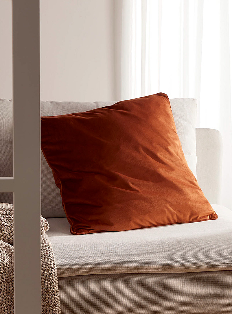 Simons Maison Brown Luxurious velvet Euro cushion 60 x 60 cm