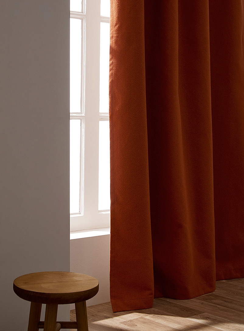 Simons Maison: Le rideau coupe-lumière effet laine 130 x 220 cm Toast