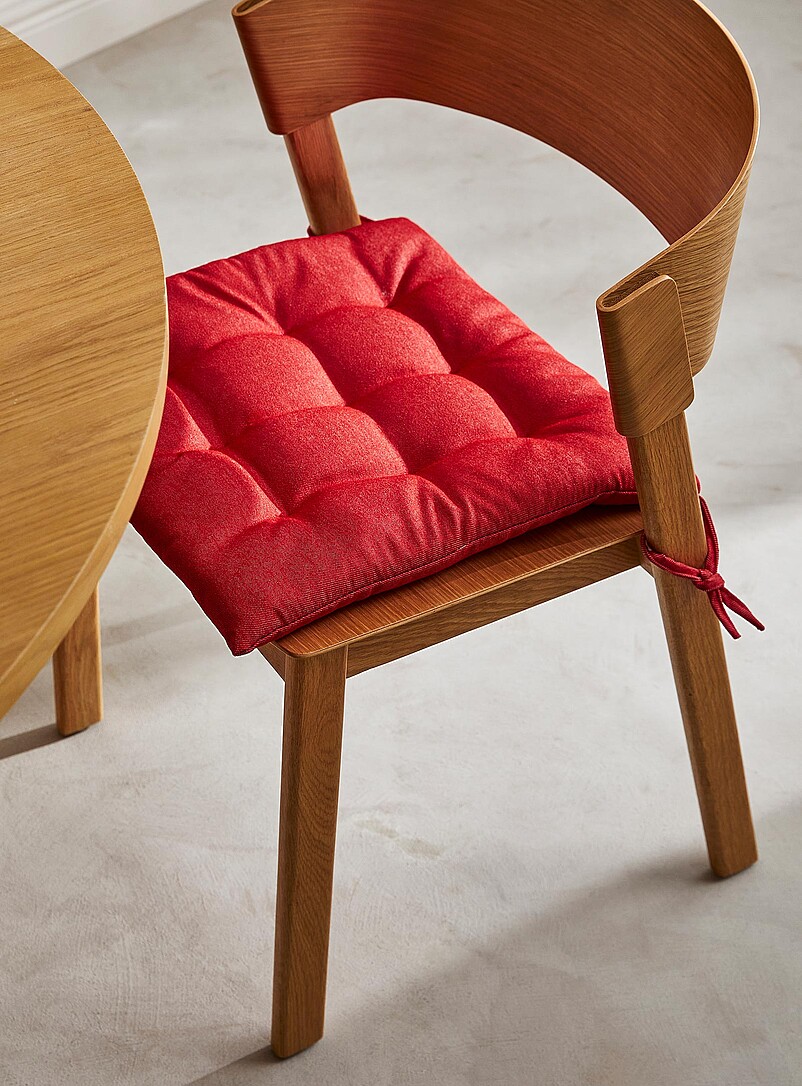 Simons Maison: Le coussin de chaise serg&eacute; color&eacute; 40 x 40 cm Sable