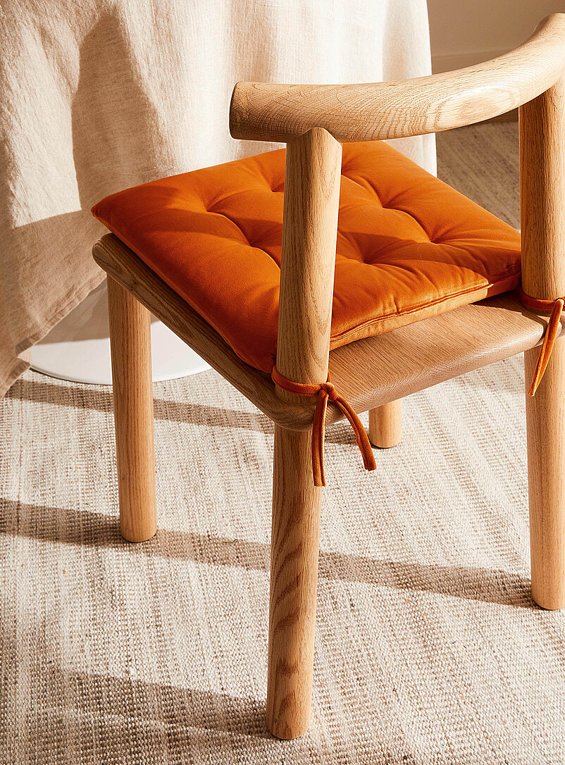 Velvet square chair cushion 40 x 40 cm | Simons Maison | | Simons