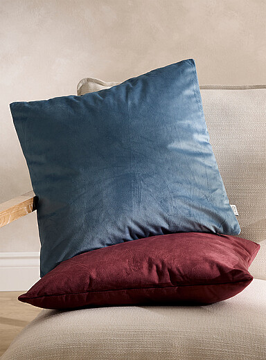Housse De Coussin 65x65 Cm En Velours Côtelé Coton - Déco Maison Canapé Lit - Fermeture Éclair Invisible