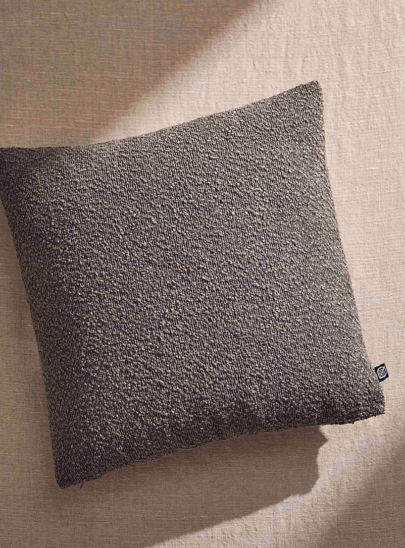 Simons Maison Slate Grey Bouclé cushion 45 x 45 cm