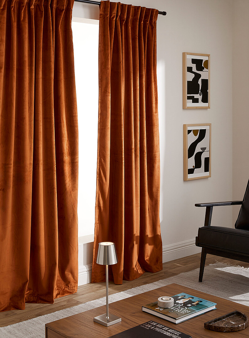 Luxurious velvet curtain One panel See available sizes product image (primary)