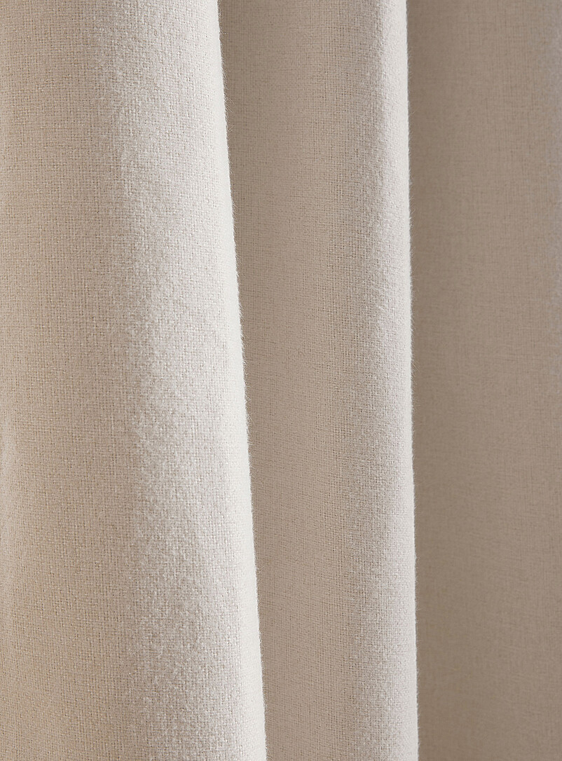Faux-wool blackout curtain One panel 130 x 220 cm product image 2