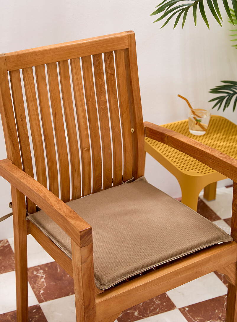 Solid Canvas Outdoor Chair Cushion 40 X 40 Cm Live Outside Exclusive Collection