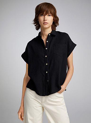Gauze boxy-fit shirt | Twik | Women%u2019s Shirts | Simons