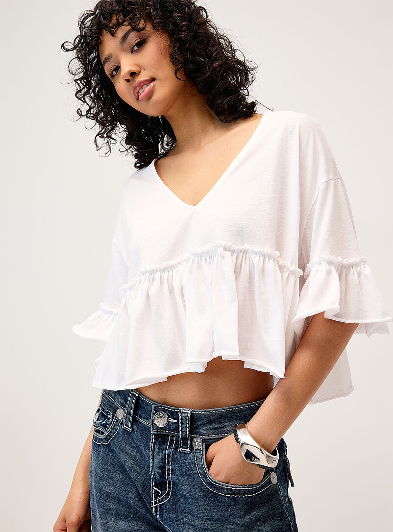 Ruffled Bohemian T-Shirt