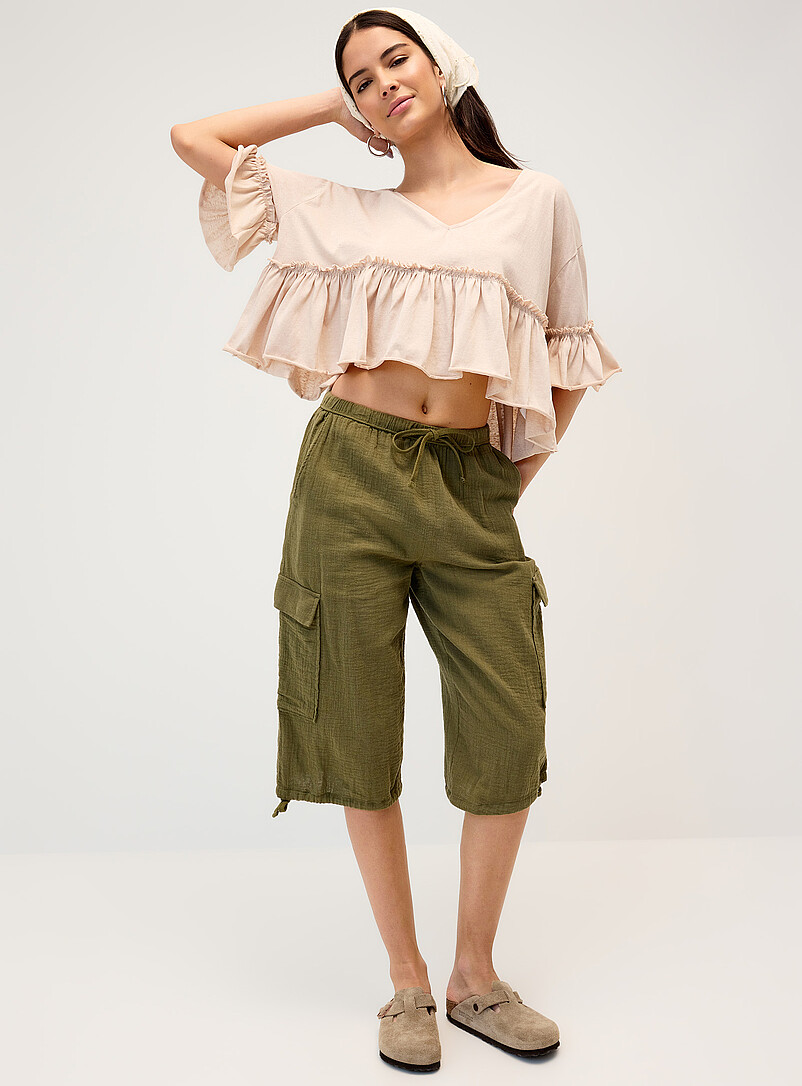 Ruffled bohemian T-shirt product image 2