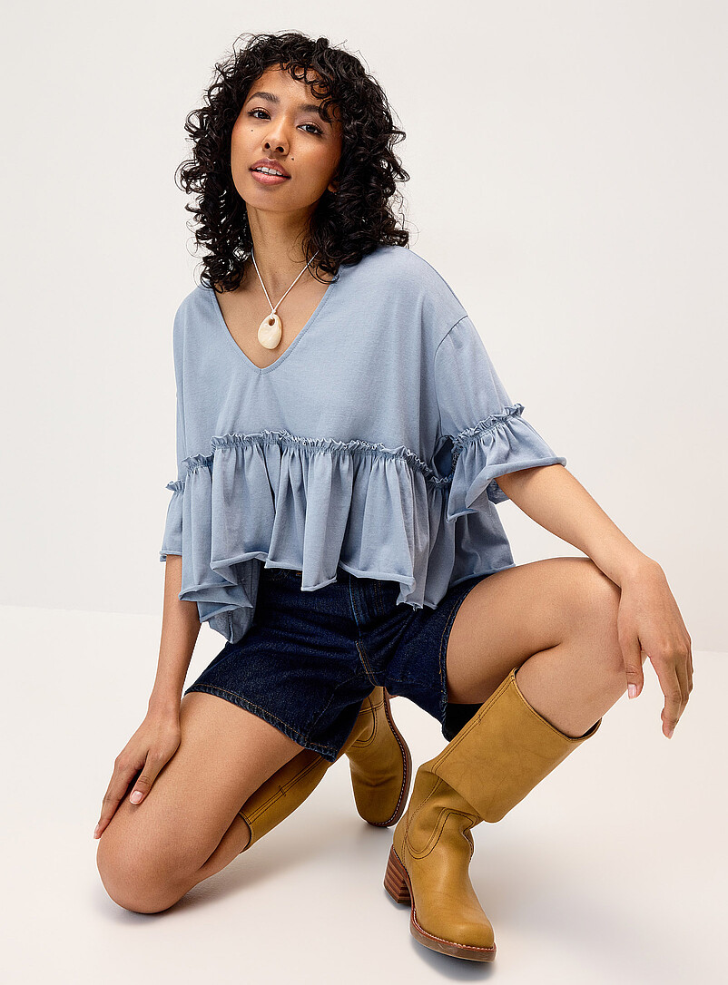 Ruffled Bohemian T-Shirt