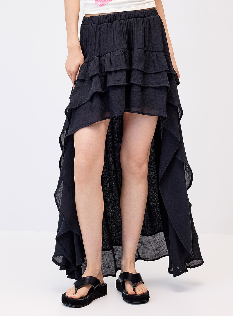 Tiered ruffle maxi skirt product image 2