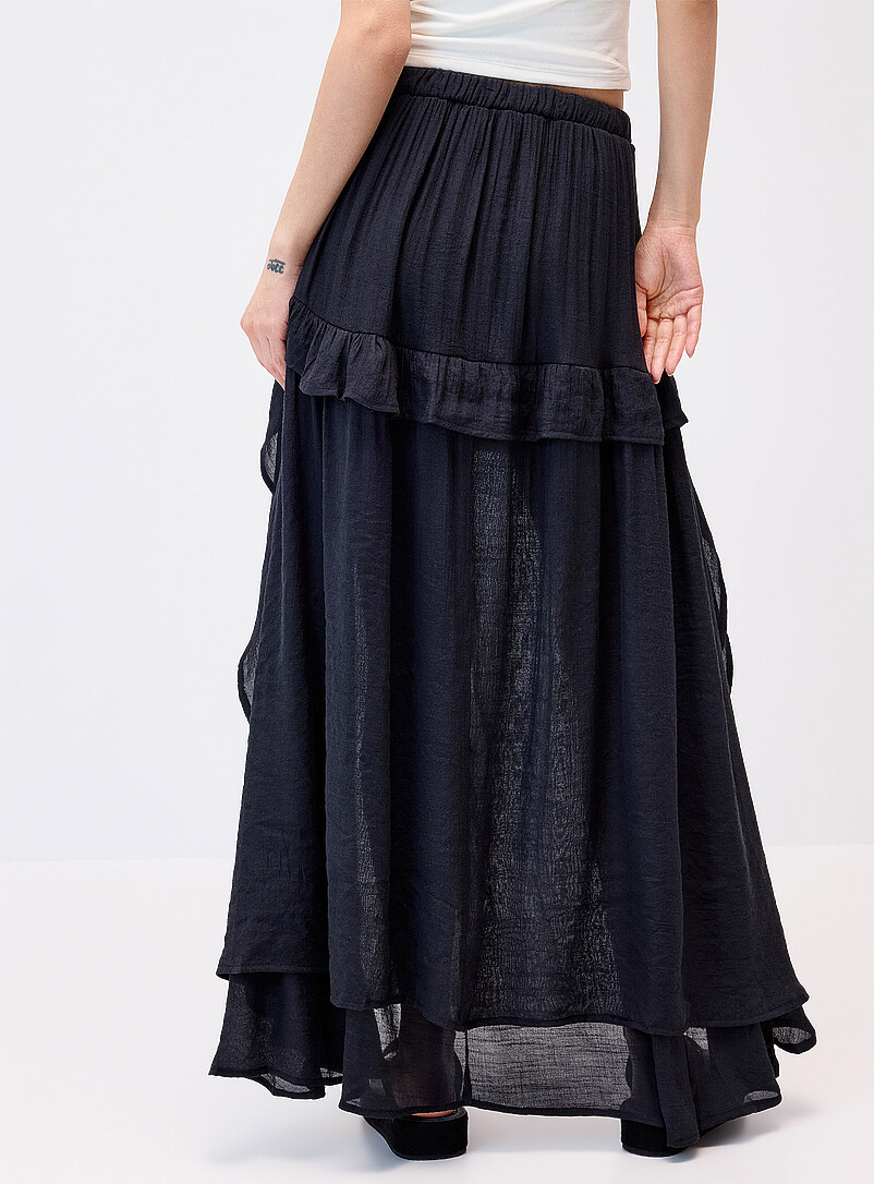 Tiered ruffle maxi skirt product image 3