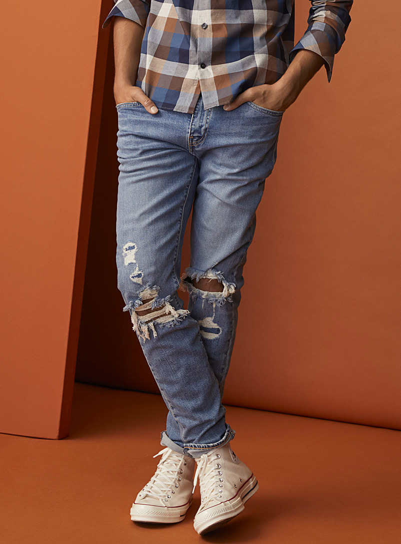 Ripped-knee 512 jean Skinny fit | Levi's | Shop Men's Skinny & Super Skinny  Jeans Online | Simons