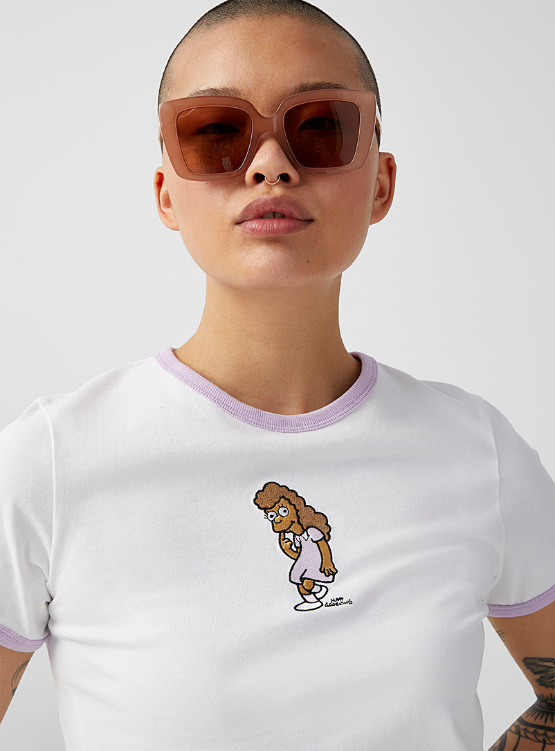 Levi's: Le t-shirt Janey Powell Blanc pour femme